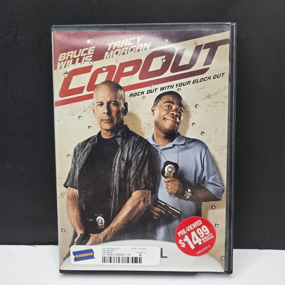Cop Out DVD Bruce Willis Tracy Morgan Action Comedy Movie Widescreen Blockbuster